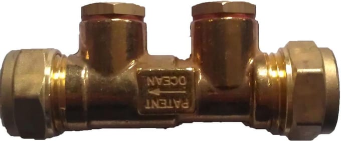 Watts - Keerklep 22mm - 2x knel