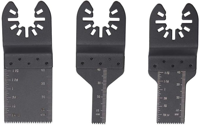 Dailygoods- Zaagbladen 3pcs - Multitool - Precisie - Carbon Staal - Snelle Vervanging - Voor Hout/Plastic