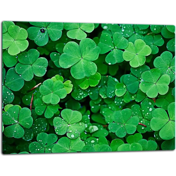 TMK ArtDeko - Snijplank - Glasplaat - 52x40 cm - Groen