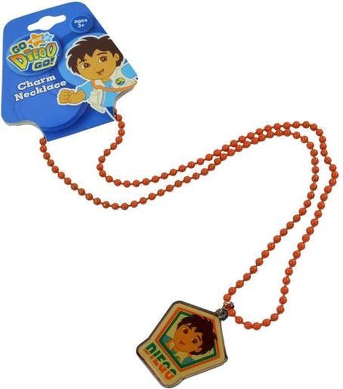 Nickelodeon - Go Diego Go - Ketting - Halsketting - Metaal - Oranje.