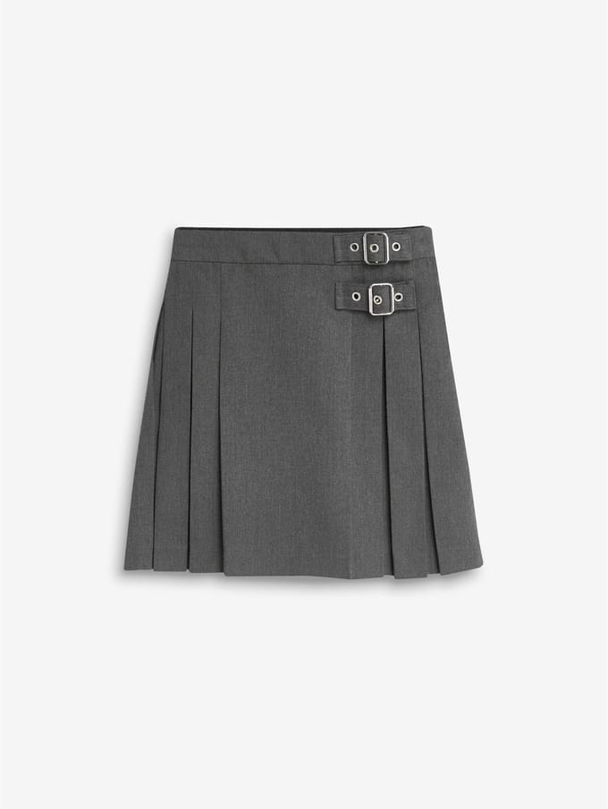 Next - Meisjes - Schoolkilt - Grijs