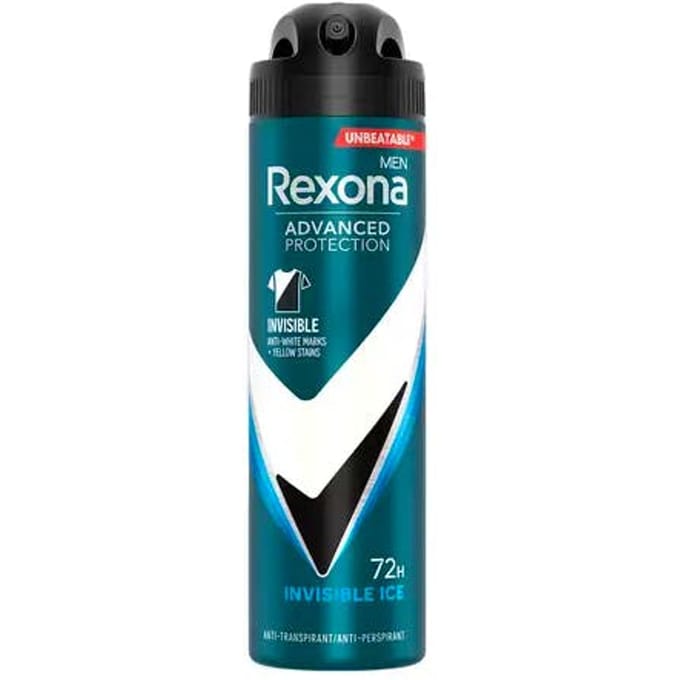 Rexona Men Deodorant Spray Advanced Protection Invisible Ice 150 ml
