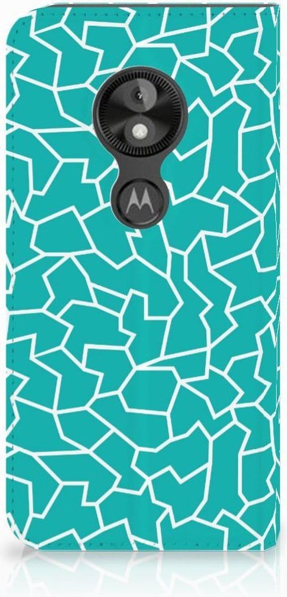Motorola Moto E5 Play Bookcase Cracks Blue