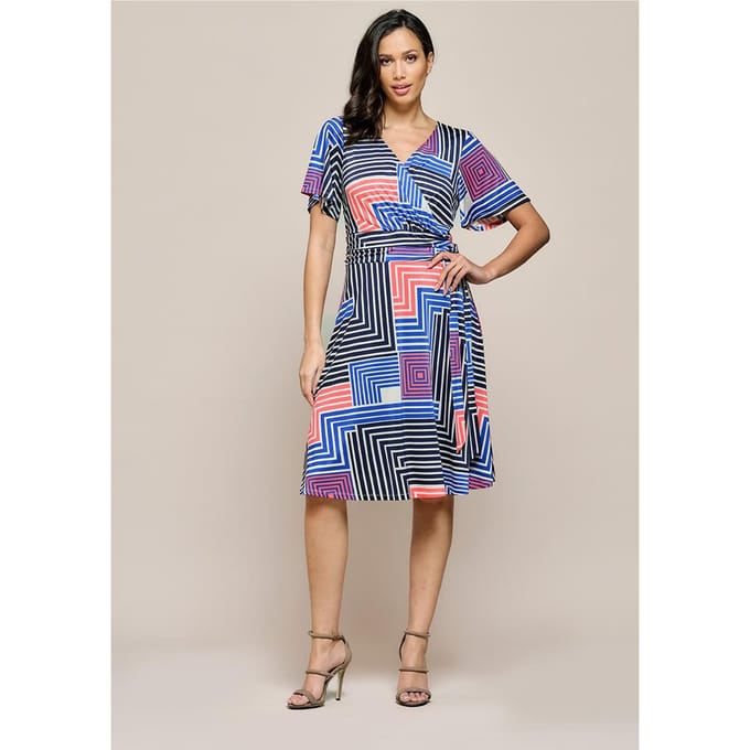 Regina Print Jurk Multi