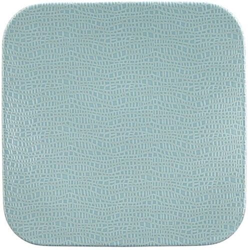 (6 stuks) SELTMANN WEIDEN Coup bord - plat vierkant - 220x220mm - Turquoise Blauw