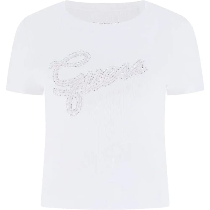 Dames-T-shirt Guess Studs Script