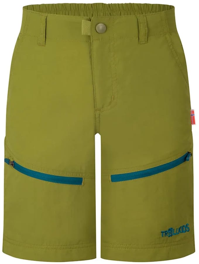 Trollkids Seiland Korte Broek Groen 128 cm Kinderen
