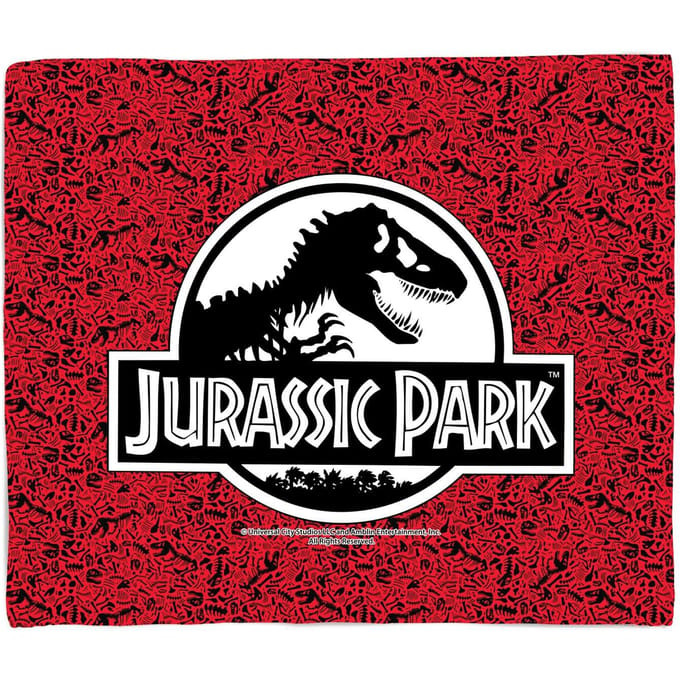 Jurassic Park Logo Fleece Blanket - M