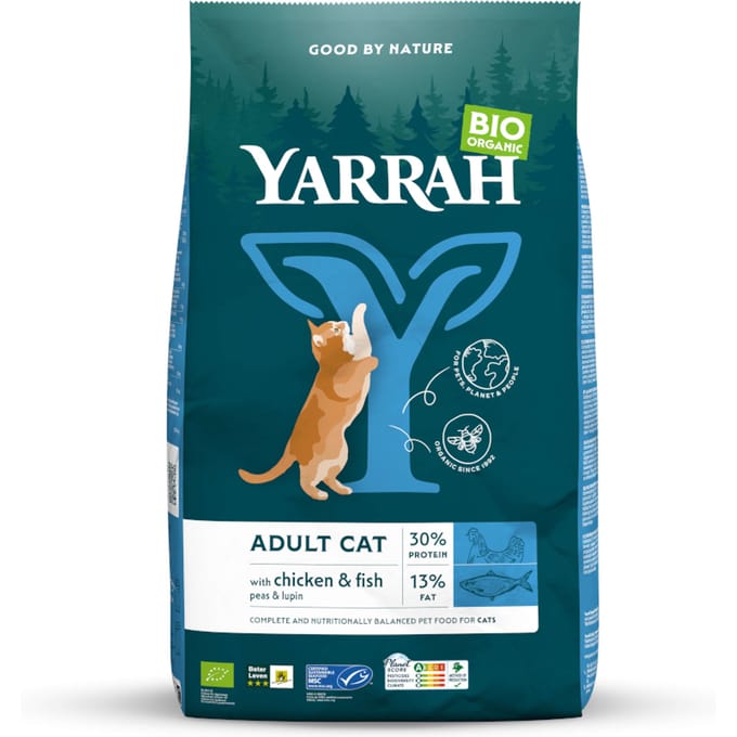 Yarrah Bio Kattenvoer Adult Vis 2.4 kg NL-BIO-01