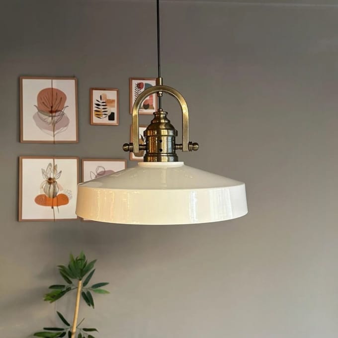 Bamyum Ace Hanglamp Industrieel Metaal Ø39 cm, Vintage Hanglamp, E27 Pendellamp