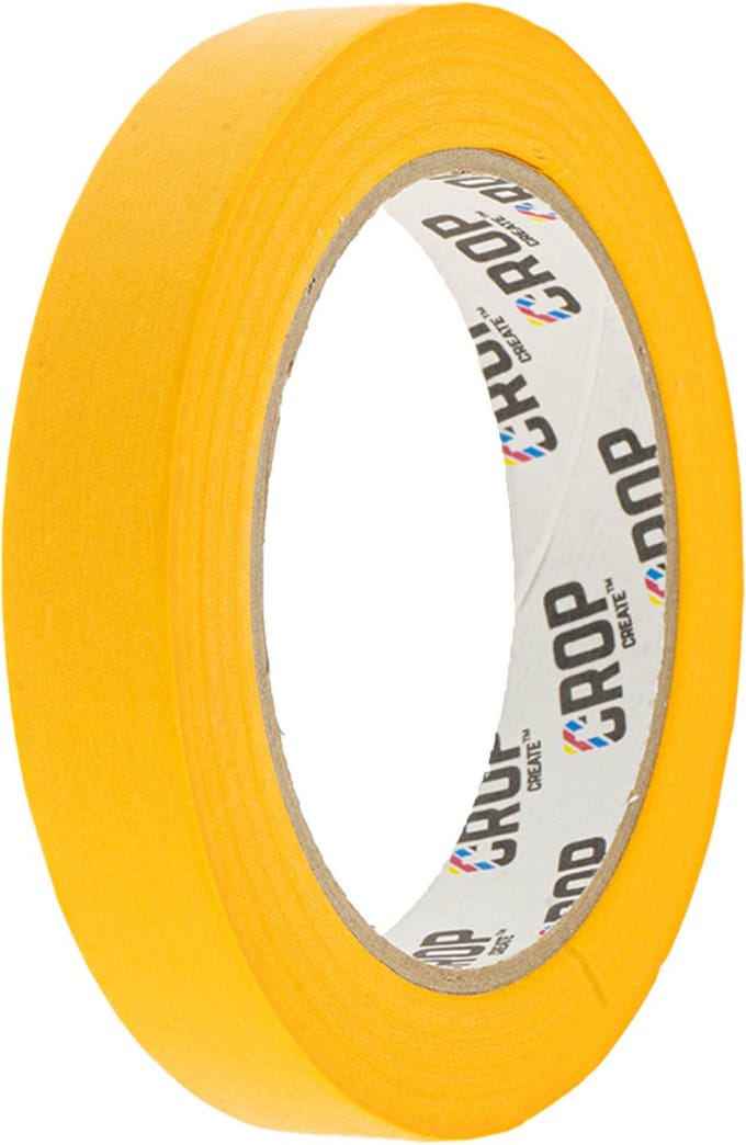 CROP Washi Tape Oranje 18mm - per rol