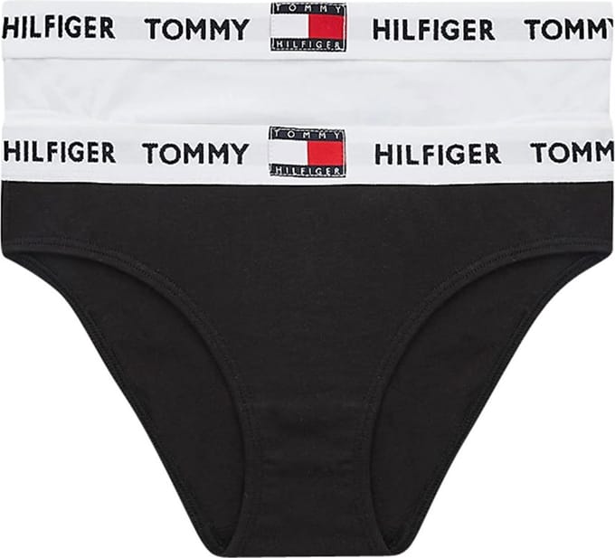 Tommy Hilfiger 2p Bikini Nachtkleding Meisjes - Wit - Maat 128/140