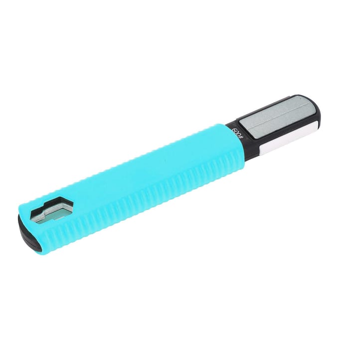 Tuingereedschap Messenslijper Blauwe Kleur Dubbele Kop Draagbare Heggenschaar Slijper blue