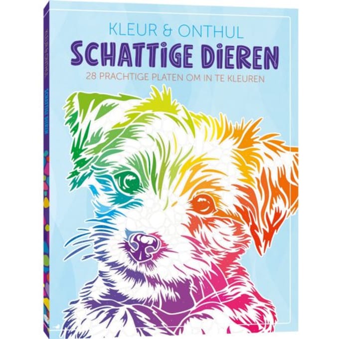 Kleur & Onthul: Schattige Dieren