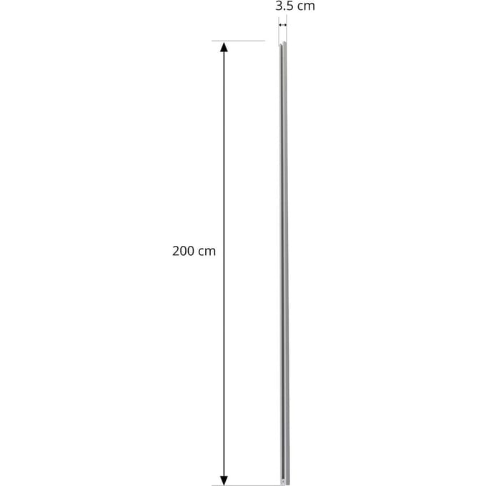 Lindby stroomrail Linaro, 2 m, wit, 1-fase railsysteem