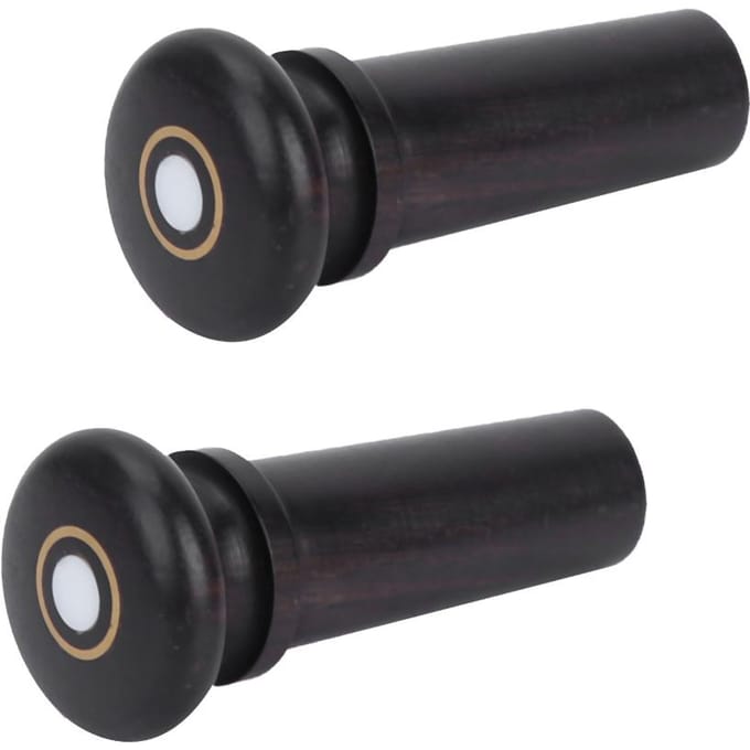 2 stuks hoogwaardige jujubehouten vioolstaartpen muziekinstrumentaccessoires(Type A) gray
