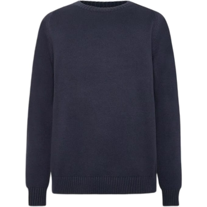 KnowledgeCotton Apparel Pullover Navy - Maat L - Heren - Pullovers