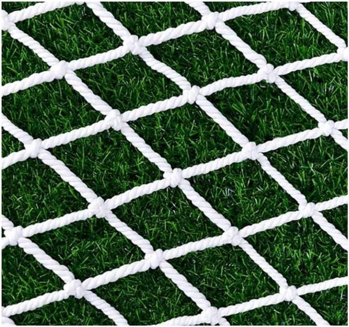 Veiligheidsnet Kinderen - Hennep Touw - Balustrade Beveiligen - Handgeweven Stevig - 1x5 Meter - Natuurlijk