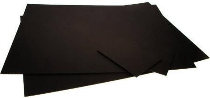 Achterkarton Zwart Dubbeldik 21,6x27,9cm Bainbridge 100 Super (25 stuks)