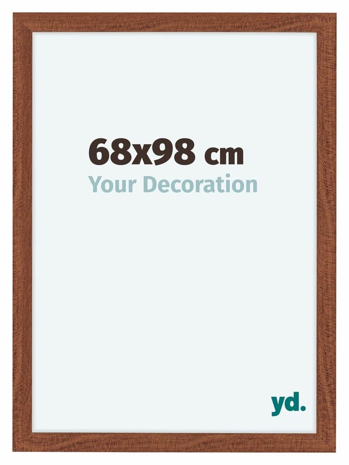 Your Decoration - Fotolijst 68x98 cm - MDF - Walnoot - Como