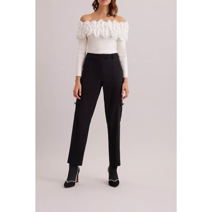 Anne Fontaine Feda Moon White Maat: 40 | Longsleeves Outlet | Dames | Wit