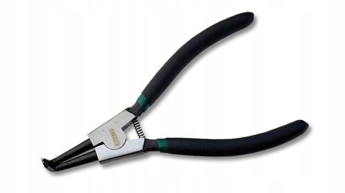 Stalco Seeger Tangen Extern Gebogen 180mm S-14441
