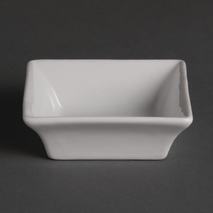 Olympia Whiteware Amuseschaaltjes 7,5x7,5cm (12 Stuks)