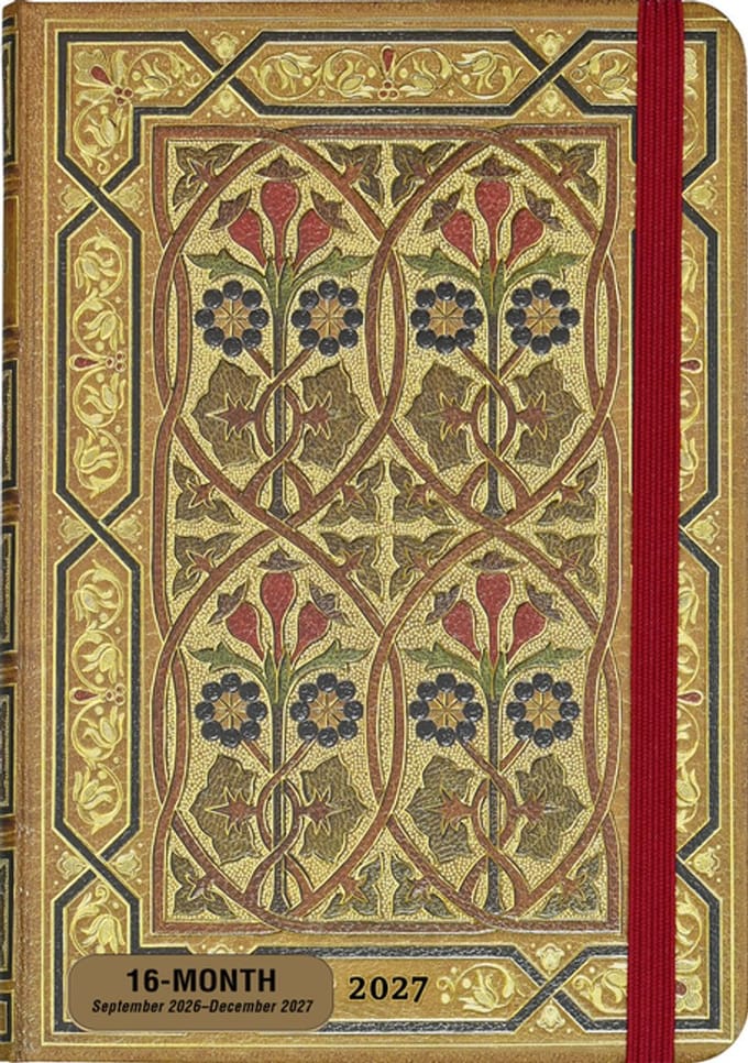 Art Nouveau Compact diary 16-mnds 2027