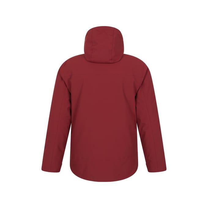 Mountain Warehouse Heren Sycamore 3-in-1 Waterdichte Jack (Roest)