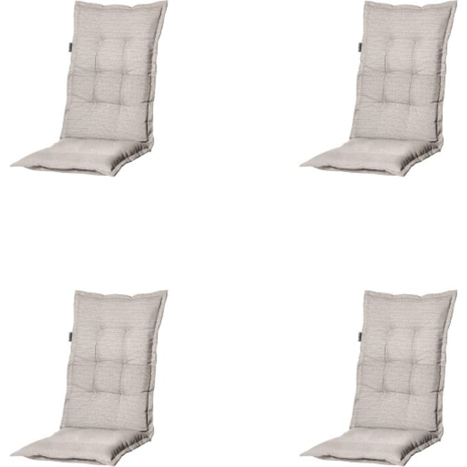Madison kussen hoge rug richmond - 123x50x6cm set van 4