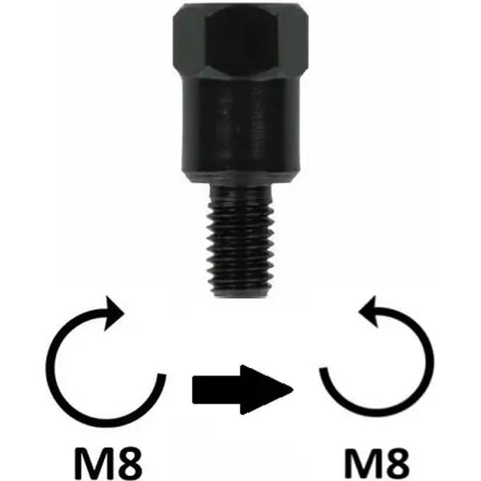 Motorspiegel adapter BCR M8x1,25 SX