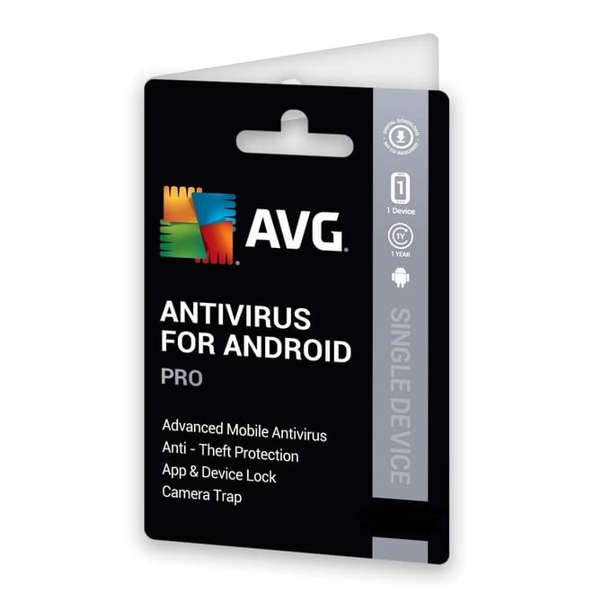 AVG AntiVirus Pro for Android [1 Android] 1 Jaar