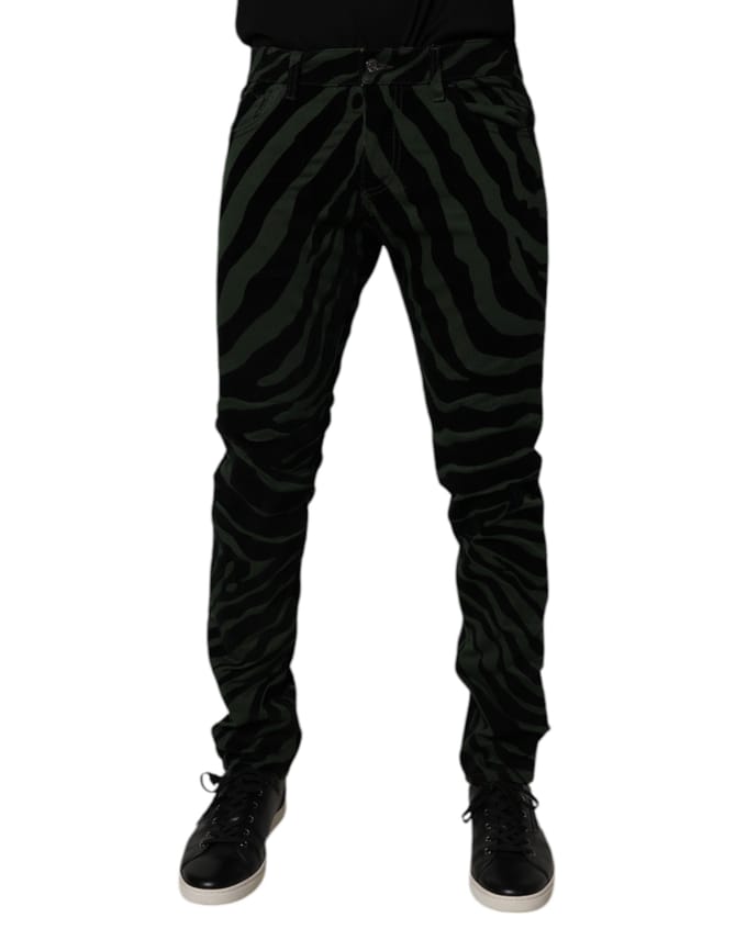 Zebra Print Casual Broek