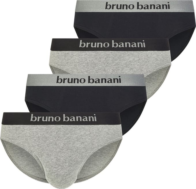 Bruno Banani Heren slip / onderbroek 4 pack Flowing