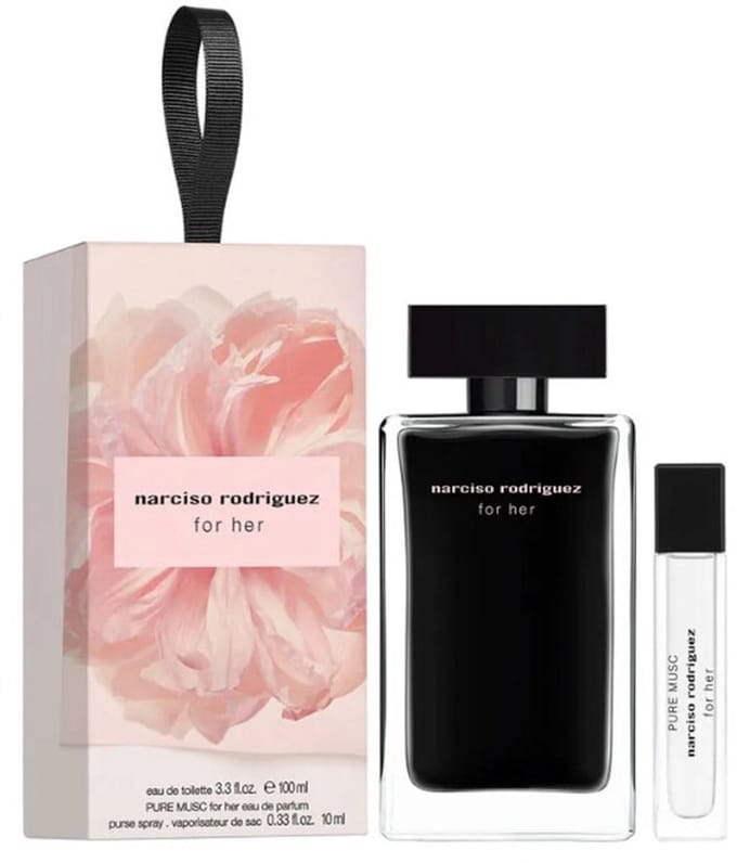 Narciso Rodriguez for her for EDT 100ml + for her PURE MUSC 10ml
