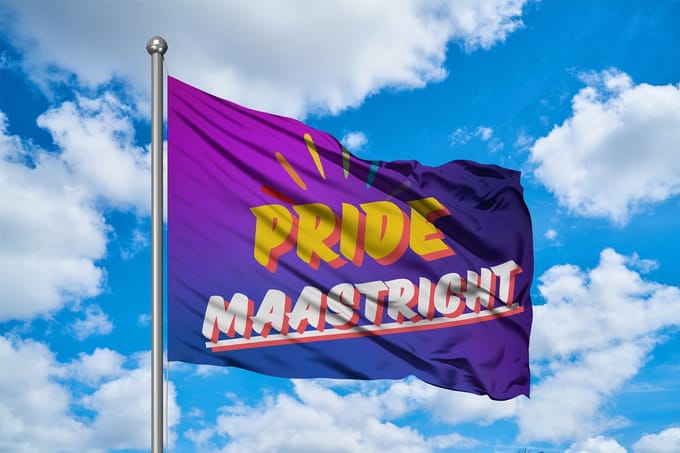 Pride Maastricht Vlag - LGBTQ+ Pride Flag 150x100cm