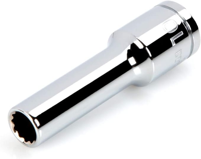 Diepe 12-hoekige Dop, 1/2 inch Aandrijving, 10 mm Sleutelwijdte