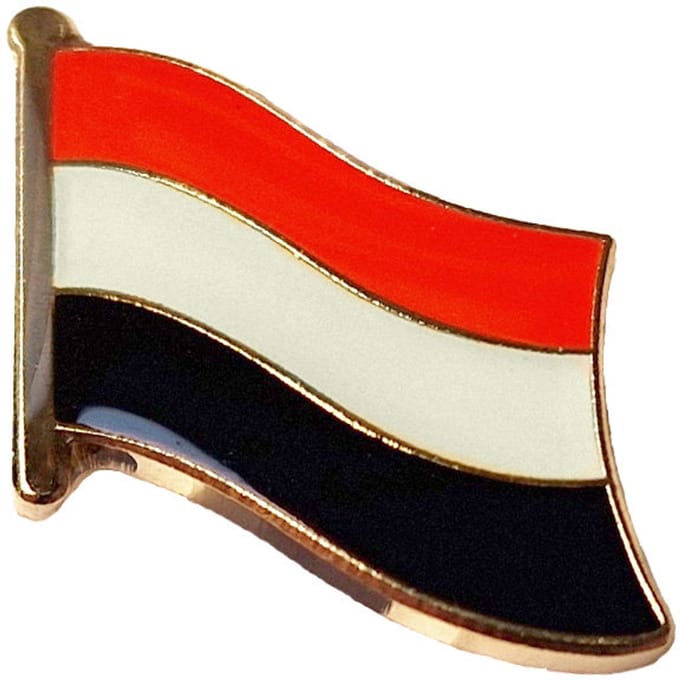 CombiCraft vlag pin Jemen 18 x 14 mm - per 5 stuks
