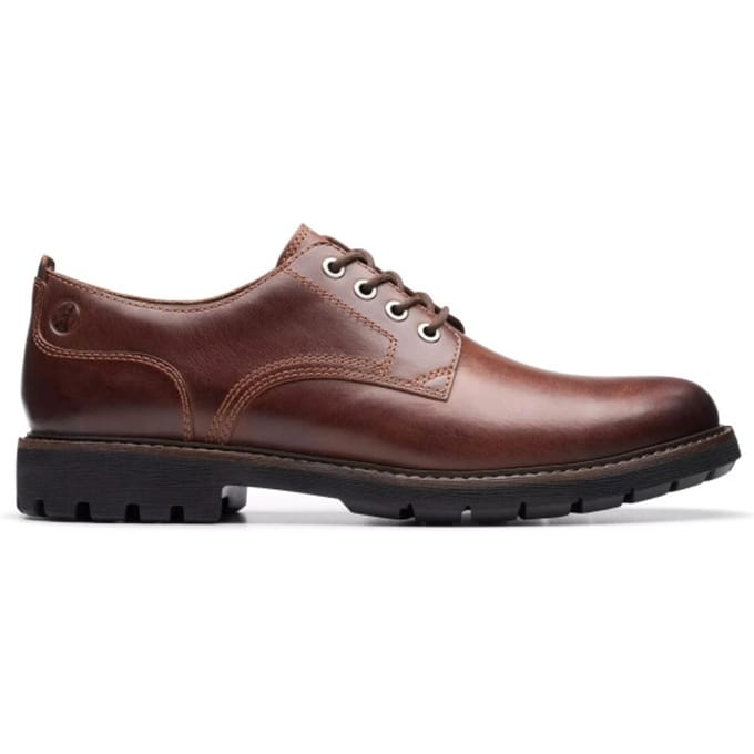 Clarks Batcombe Tie - heren veterschoen - Bruin - maat 42 (EU) 8 (UK)