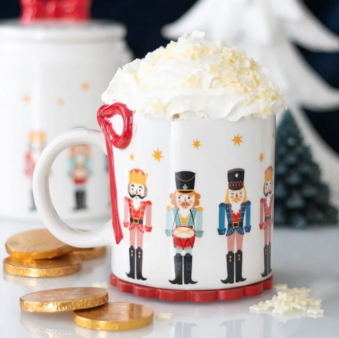 Something Different - Nutcracker Print with Bow Mok/beker - Multicolours