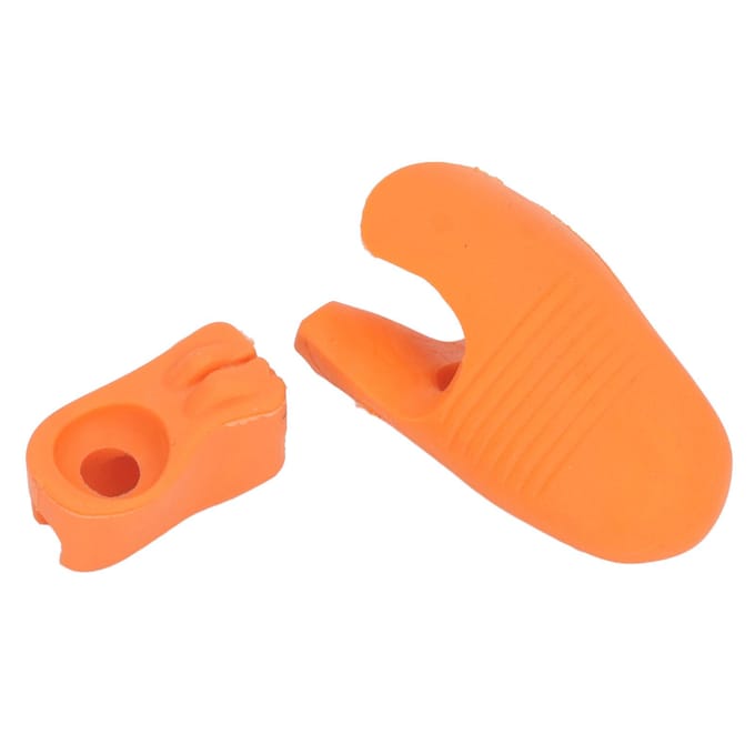 Correcteur de poignée d'arc de violon en Silicone souple et réutilisable, 2 pièces, aide pédagogique orange