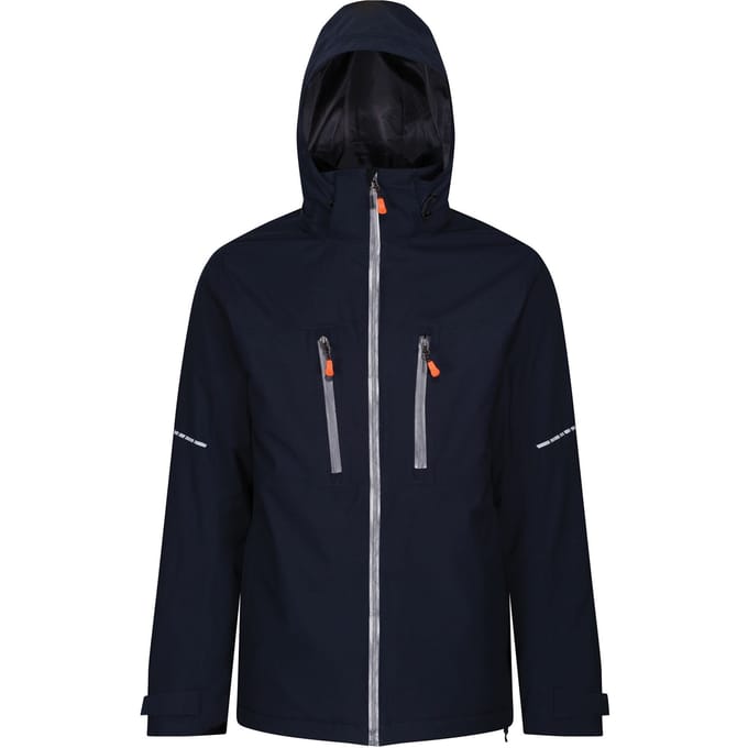Regatta Heren X-Pro Marauder III Geïsoleerd Jasje (Marine/Grijs)