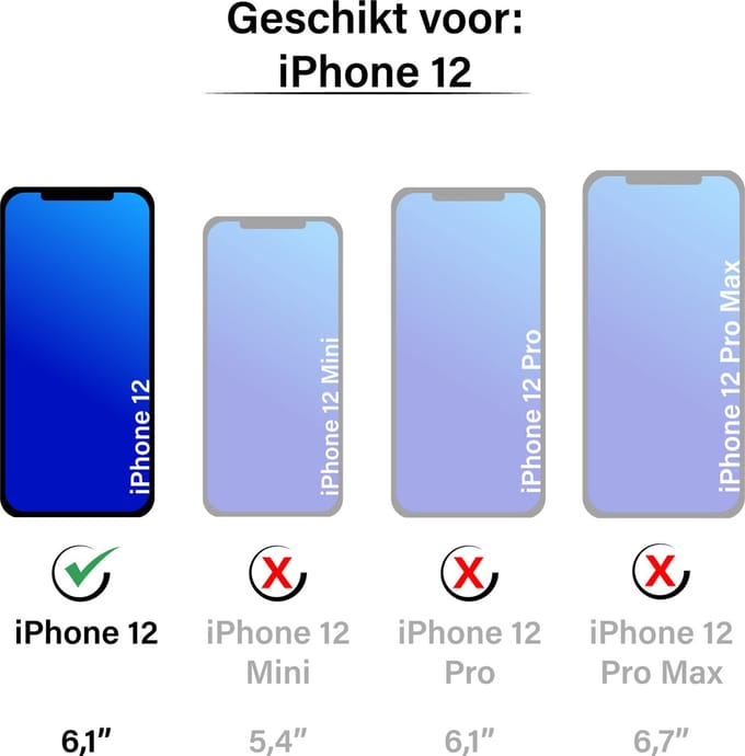 Hoesje geschikt voor iPhone 12 - Backcover - Flexibel - Koord - TPU - Transparant