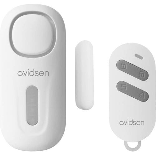 Avidsen Deur-/raamalarm Wit Set Met afstandsbediening 120 dB 100022