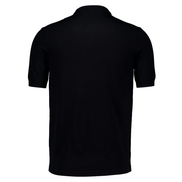 Genti Round Neck Ss T-shirts Zwart K4120-1260