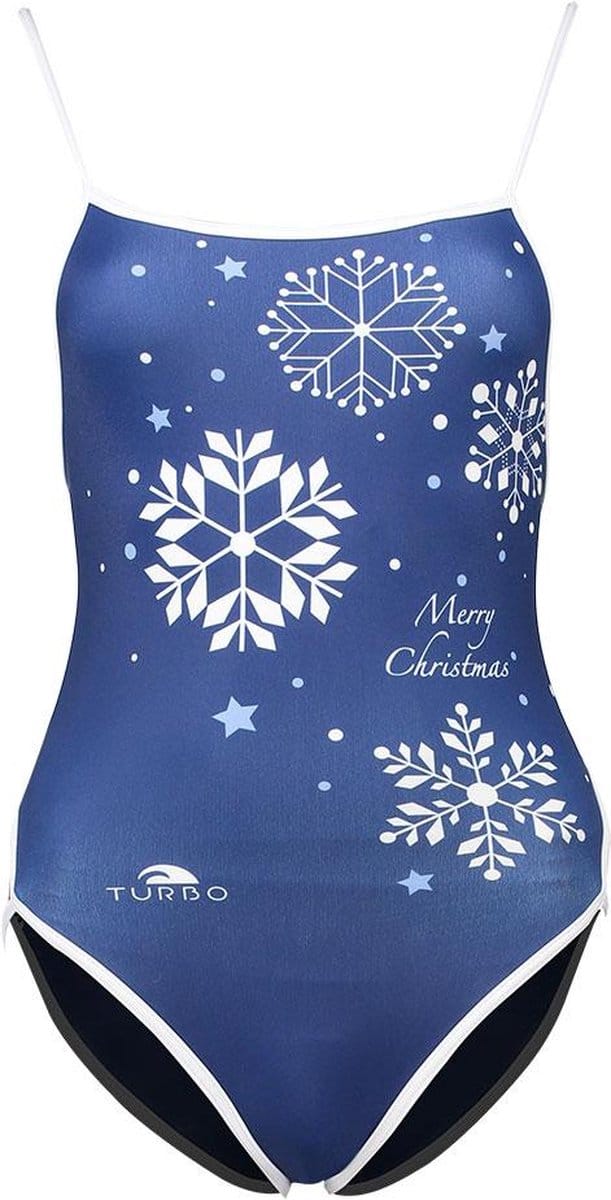 Turbo Snow Christmas Zwemkleding Blauw 4XL Vrouw