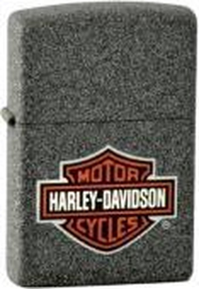 Zippo aansteker Harley Davidson logo Iron Stone