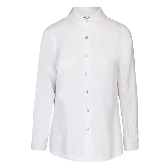 Damenlinnen lange mouwen blouse Haris Cotton Essentials