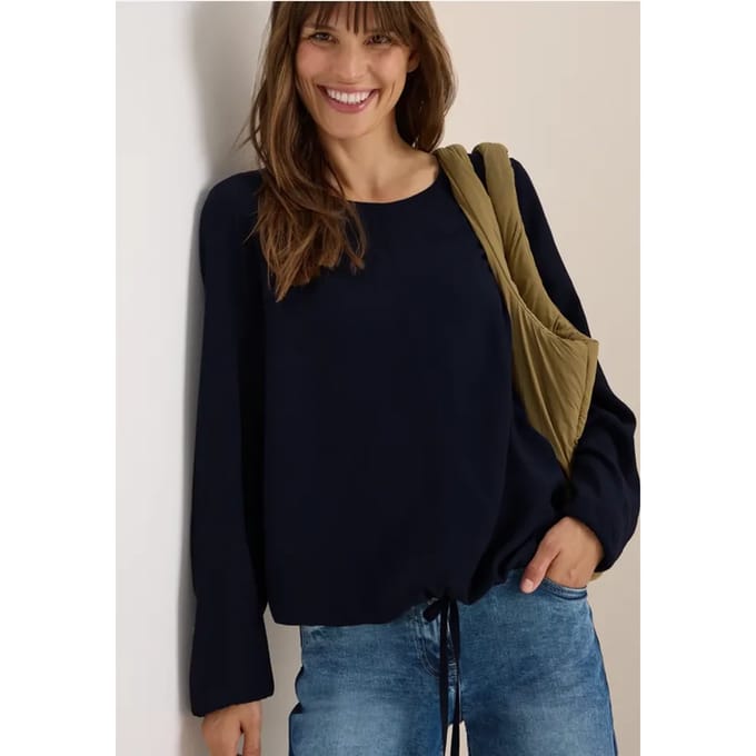 Blouse met trekkoord