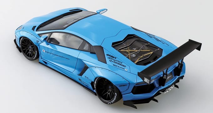 Aoshima Modelbouwpakket Auto - 05989 LB-Works Lamborghini Aventador Ver. 1 Plastic - 1:24 - Modelbouw